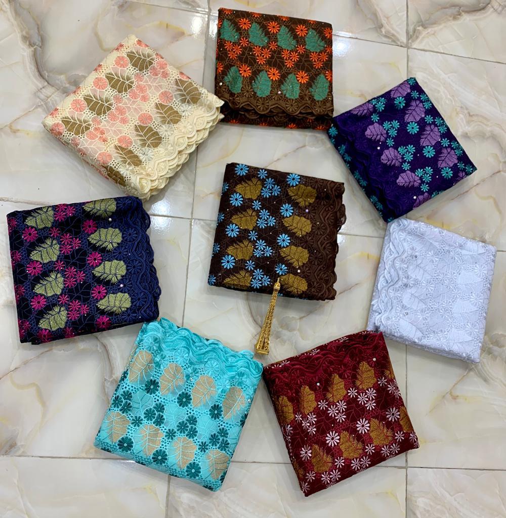 GHc600.00 = Voile lace,cotton lace, sequence lace, beaded lace [comment to place an order or call] - 5 yards ranges